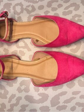 Old Navy Pink Pointed-Toe D'Orsay Flats
